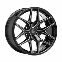 Lenso Dyna Gloss Black Milled Wheels (20x9 +30)