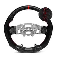 Trimmed Co. Carbon Fiber w/ Alcantara Grip Steering Wheel - Red (Next Gen Ranger Raptor)