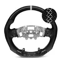 Trimmed Co. Carbon Fiber w/ Perforated Leather Grip Steering Wheel - White (Next Gen Ranger Raptor)